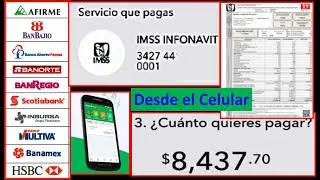 Pagar IMSS online Desde el CELULAR con la APP de banco azteca