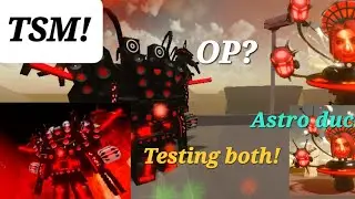 Astro duchess and wars TSM new units! (Bathroom attack EP 76) #roblox #skibiditoilet