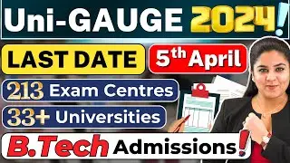 💥Uni Gauge vs COMEDK 2024🤩Uni-GAUGE Engineering Entrance Exam 2024⏰ 