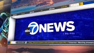 KGO ABC 7 News at 6pm open - New Graphics Debut - 2/1/2024
