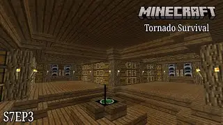 Minecraft Tornado Survival (Localized Weather Mod) S7Ep3: Storage Room!