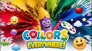 Sing & Learn Colors! 🎨 Fun Kids Song for Toddlers