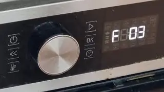 Ошибка F03 Hotpoint Ariston FI5 851 H IX, не работает пиролиз, не включается духовка