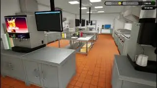 Fast Food Simulator with AI workers (No Commentary)