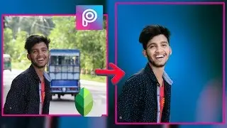 PicsArt Editing Tutorial 2018 | Background Change By Picsart | Snapseed Editing|Autodesk Sketchbook