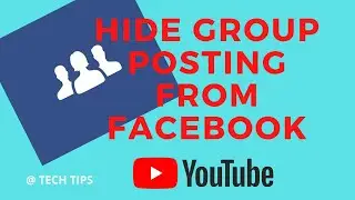 How to hide group posting from Facebook
