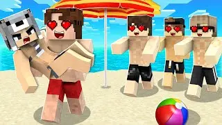 DENİZDE SEVGİLİME AŞIK OLDULAR 😱 - Minecraft