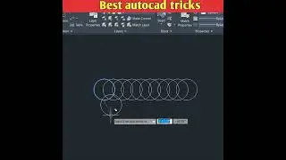 Multiple copy object in autocad 