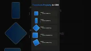 CSS Transform-Property #css #coding #htmlcss #html #programming #code #webdevelopment #transformers