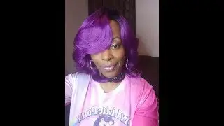 Bright Beautiful Purple Modu Anytime Aqune Wig TS1B/BL/Lavender Colourpop Double Entendre Palette
