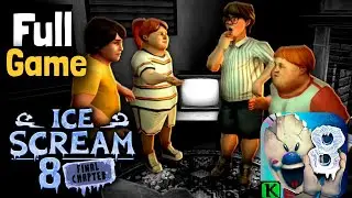 Ice Scream 8 Full Gameplay Hard Mode | Temui Rod Sullivan dan Teman-temannya Ice Scream 8