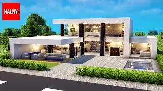 How to build a modern house in Minecraft