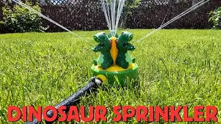 Dinosaur Sprinkler Unboxing: A Closer Look!