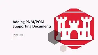 Adding PNM/POM Supporting Documents