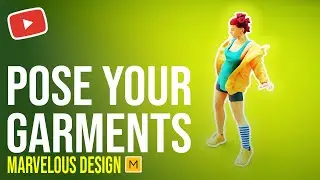 How To Modify And Posing Garments Quick and Easy [Timelapse Workflow]