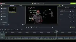 Lightboard video post production Camtasia 9