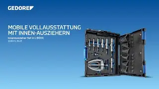 GEDORE Innenausziehergarnitur in L-BOXX: Vollausstattung in SORTIMO-kompatiblem Koffer