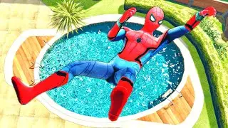 GTA 5 Spiderman Ragdoll Fails – Epic Jumps & Funny Moments Ep 16