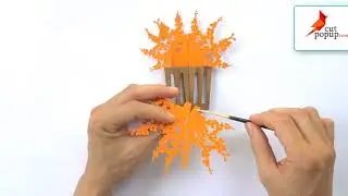 How to made pop up cards Flower | 3D Greeting Card Flowers Cutpopup
