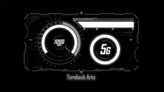Hi-Tech #futuristic HUD #animation for 5g #hud