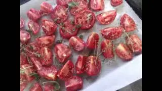 Tomates séchées maison / Homemade dried tomatoes