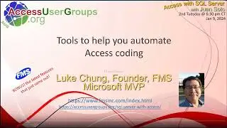 SA: Tools to help you automate Access coding – with FMS founder Luke Chung