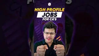 High Profile Jobs For CA's #Shorts #CAJobs #CAWallah
