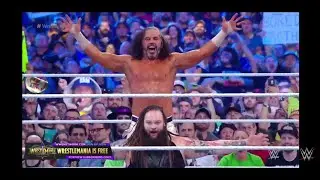 MATT HARDY wins Andre the Giant Memorial Battle at Wrestlemania 34 with the help of Bray Wyatt