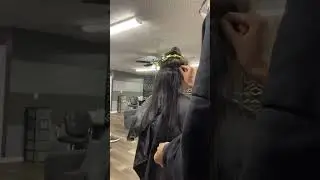 POV: Your hair grew 20 inches in one hair appointment 😍 Braidless sew in install on natural hair