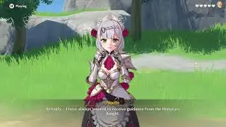 Noelle hangout event [Ending 5/6] | Library ending + ACHIEVEMENT - Genshin Impact 1.4