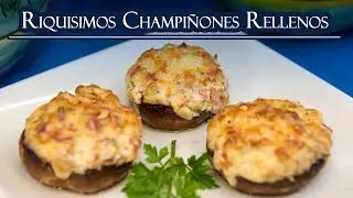 Riquisimos Champiñones Rellenos Receta de Maria Jose
