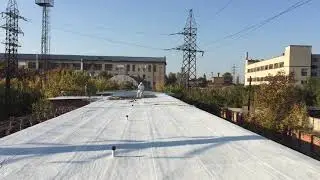 Гидроизоляция плоской кровли полимочевина