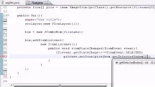Java Programming Tutorial   69   Drop Down List Program