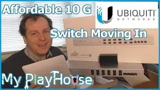 The Ubiquiti UniFi 16 XG Switch and a older UniFi AP AC - 650