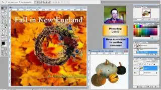 Photoshop Unit D   06  Move a selection to another document