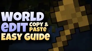 World Edit duplicate structures! (Minecraft Tutorial ~ World edit mod ~ Copy/Paste)