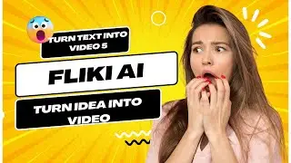 Fliki AI: Create Videos from Text in Minutes | No Camera, No Editing