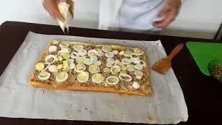 Receta Navideña. Pionono casero de Atún.