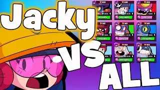 ДЖЕКИ ПРОТИВ ВСЕХ / 1 VS 1/ BRAWL STARS JACKY