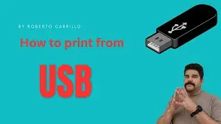 How to Print From A USB drive-Toshiba