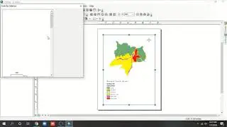 How to add legend, direction and scale bar in ARCGIS