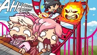 ACIL DEMON & ANGEL Naik Kereta Paling Berbahaya - Roblox Indonesia