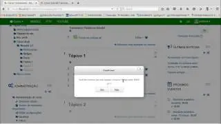 Inserir uma atividade ou recurso em um curso no Moodle