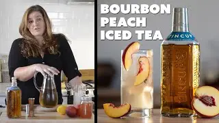 Bourbon Peach Iced Tea | UNIQUE SUMMER COCKTAIL RECIPE