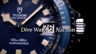 Vintage Dive Watch Auction | Summer 2024
