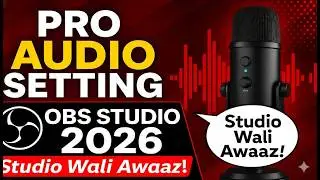 OBS Mic Settings in Hindi | No Background Noise , No Hissing Sound