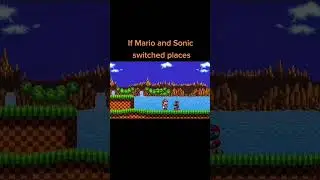 If Mario and sonic switched places #gaming #games