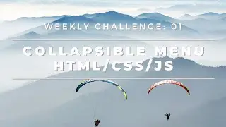 Make a Collapsible Menu with HTML CSS JS