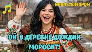 Ой, В Деревне Дождик Моросит! 🌧️ Весёлая Песня 🎶 Задорный Клип