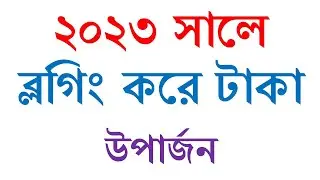 Blog করে Internet থেকে income করুন